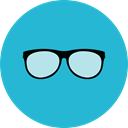 eyeglasses, fashion, reading glasses, Ophthalmology, Glasses, miscellaneous, optical, vision LightSeaGreen icon