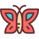 insect, butterfly, Animals, Moths SaddleBrown icon