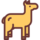 Alpaca, Animals, Wild Life, Animal Kingdom SandyBrown icon