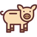 pig, zoo, Animals, Farm, wildlife, Animal Kingdom Wheat icon