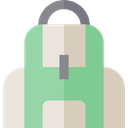 luggage, baggage, Bags, travel, Backpack LightGray icon