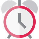 Time And Date, Clock, time, timer, alarm clock, Tools And Utensils WhiteSmoke icon