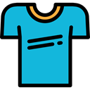 team, equipment, Shirt, baseball, Clothes, fashion, uniform, Sports And Competition DarkTurquoise icon