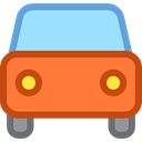 Car, transportation, transport, vehicle, Automobile Coral icon