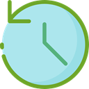 time, stopwatch, timer, interface, Chronometer, Wait, Tools And Utensils, Time And Date PaleTurquoise icon