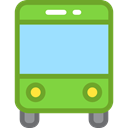 Bus, Automobile, Public transport, transportation, transport, vehicle LightSkyBlue icon