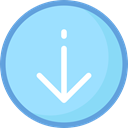 Archive, Import, interface, ui, document, Arrows, File, Arrow, option, signs LightSkyBlue icon