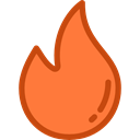 miscellaneous, fire, Element, Flame, nature, Burning, danger Coral icon