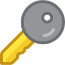 Key, password, security, Access, pass, Tools And Utensils, Door Key, Passkey LightSlateGray icon