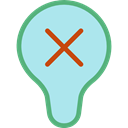 Light bulb, Idea, electricity, illumination, technology, electronics, invention PaleTurquoise icon