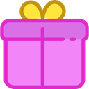 birthday, gift, present, surprise, Christmas Presents, Birthday And Party Violet icon