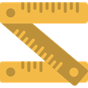 Construction And Tools, Home Repair, Measuring, Improvement, ruler, Construction SandyBrown icon