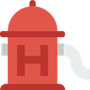Protection, water, buildings, firefighter, hydrant, fire hydrant, Architecture And City IndianRed icon