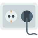 Connection, Socket, plug, plugin, electrical, technology, electronics, Tools And Utensils, Construction And Tools LightGray icon