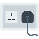 plugin, electrical, technology, electronics, Tools And Utensils, Connection, Socket, plug LightGray icon