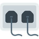 plug, plugin, electrical, technology, electronics, Tools And Utensils, Connection, Socket LightGray icon