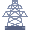 Energy, electricity, industry, tower, Power Line, Architecture And City, Electric Tower LightSlateGray icon