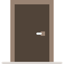 Access, Door, doorway, Exit Door, Construction And Tools DarkOliveGreen icon