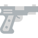 miscellaneous, Gun, Crime, Arm, pistol, weapons DarkGray icon