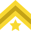 Chevron, Military, Army, miscellaneous Gold icon