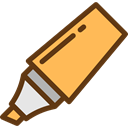 Edit Tools, underline, Highlighter, permanent, Tools And Utensils, Edit, Drawing, Draw SandyBrown icon