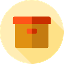 Files And Folders, Archive, Box, storage, file storage, Data Storage, Storage Box Moccasin icon