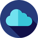 Cloudy, sky, Cloud computing, Seo And Web, Cloud, weather DarkSlateBlue icon
