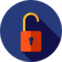 Lock, secure, security, padlock, Unlocked, Tools And Utensils DarkSlateBlue icon