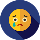 emoticons, Emoji, feelings, Smileys, Disappointment DarkSlateBlue icon