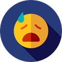 sad, emoticons, Emoji, feelings, Smileys DarkSlateBlue icon