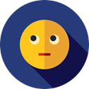 Confused, emoticons, Emoji, feelings, Smileys DarkSlateBlue icon