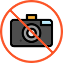 forbidden, prohibition, Not Allowed, Signaling, No Photo Black icon
