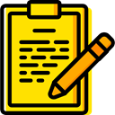 Clipboard, list, miscellaneous, Tasks, checking, Verification, Tools And Utensils, Files And Folders Gold icon