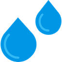 weather, Rain, education, drop, water, nature, Teardrop, raindrop, drops DodgerBlue icon