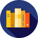 study, Literature, Books, Library, education, reading, Book MidnightBlue icon