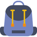 luggage, baggage, Bags, education, travel, Backpack LightSlateGray icon