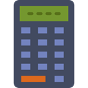 calculator, education, technology, maths, Calculating, Technological DarkSlateGray icon