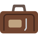 Business, Briefcase, education, Bag, suitcase, portfolio SaddleBrown icon