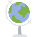 planet, education, Geography, Maps And Flags, Planet Earth, Earth Globe, Earth Grid Black icon