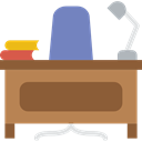 education, Chair, desk, Classroom, Teacher Desk Sienna icon