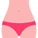 Beauty, healthy, Body Parts, Waist, people, fitness LightPink icon