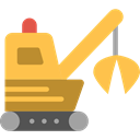 transport, Construction, cargo, loader, transportation, truck, trucking, Construction And Tools SandyBrown icon