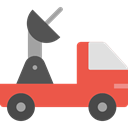 Automobile, transport, vehicle, Satellite, van, Car, transportation Tomato icon