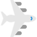 Airport, transportation, travel, Plane, transport, flight, Aeroplane, airplane Gainsboro icon
