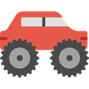 transportation, transport, vehicle, Automobile, Monster Truck Tomato icon