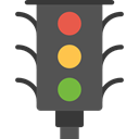 stop, Road sign, buildings, Signaling, Stop Signal, light, Business, Traffic light, transportation DarkSlateGray icon