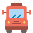 transportation, transport, vehicle, Trolleybus, Automobile, Public transport Coral icon