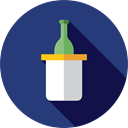 party, Alcohol, food, Bottle, champagne, Celebration, Alcoholic Drinks, Food And Restaurant, Birthday And Party DarkSlateBlue icon