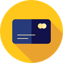 payment, Business And Finance, card, Money, credit, Credit card Gold icon