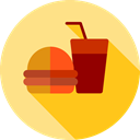 food, Fast food, junk food, sandwich, Burger, hamburger, Food And Restaurant Khaki icon